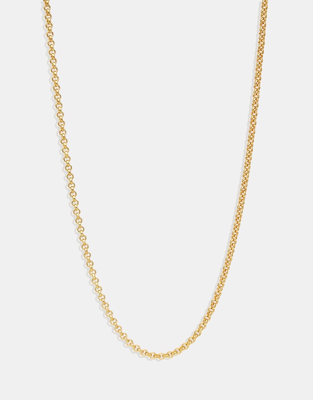 By Charlotte - 19” Gold 2mm Belcher Chain Necklace