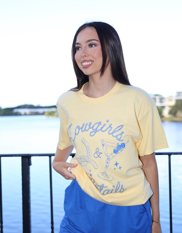 Vacancy Co - Cowgirls & Cocktails Tee