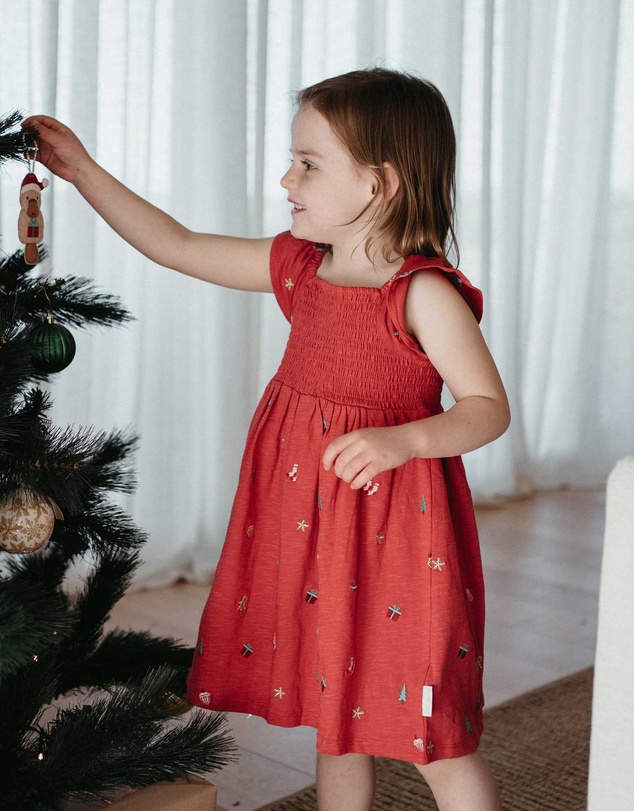 Purebaby - Christmas Celebration Dress -Kids-Babies