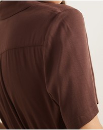 Atmos&Here - Holly Viscose Twill Mini Dress