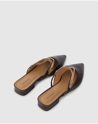 Belle & Bloom - On The Go Leather Flat