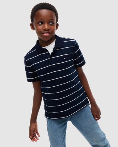 Dark Blue & White Stripe