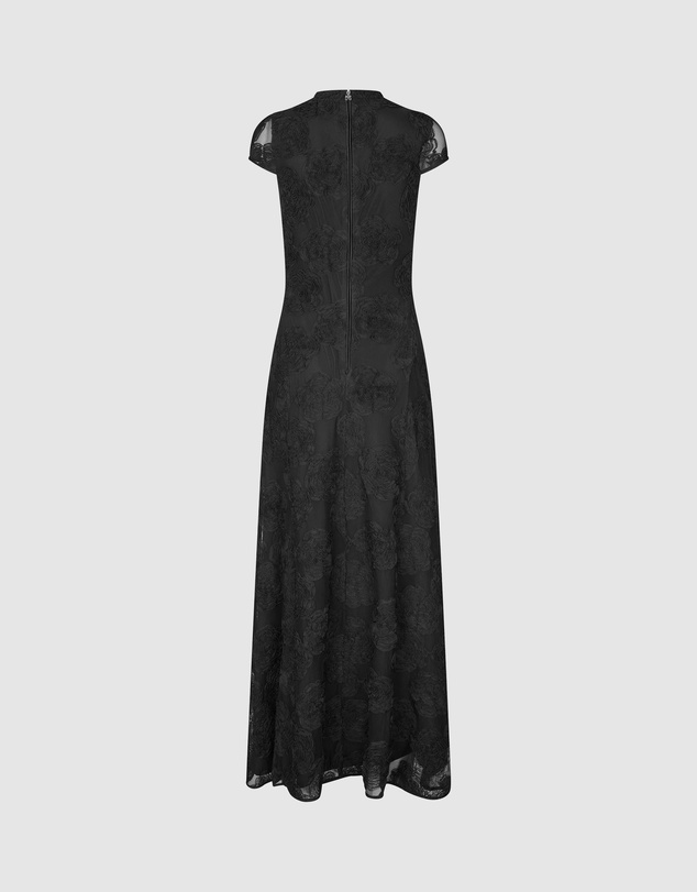 ROTATE - Flower Mesh Maxi Dress