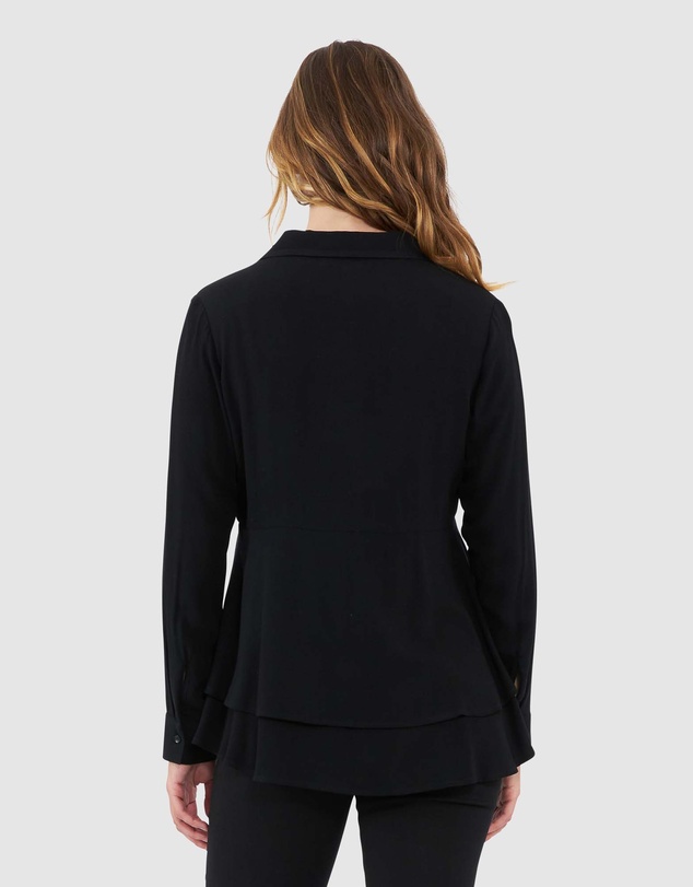 Ripe Maternity - Evelyn Peplum Shirt