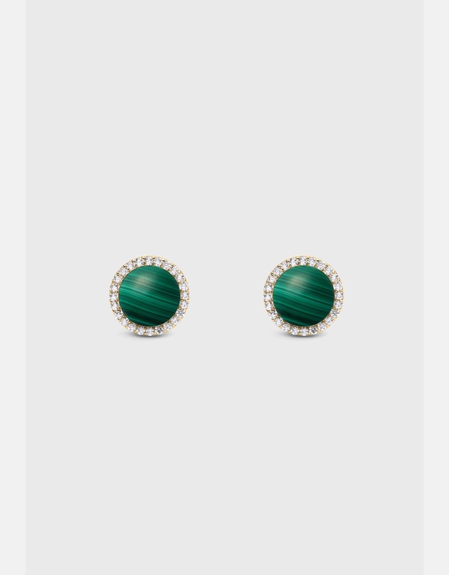 Daniel Wellington - Audrey Earrings Malachite