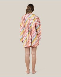 Papinelle - Sophie Stripe Long Sleeve Boxer PJ Set