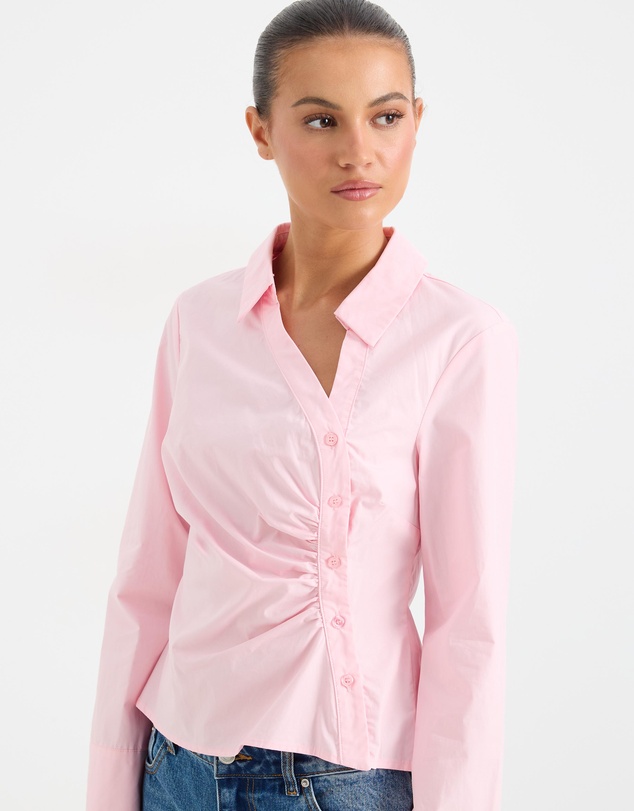 Calli - Caden Asymmetrical Button Through Shirt