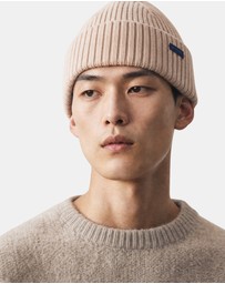 Henry Bucks - HENRY BUCKS Merino Wool Beanie BEIGE