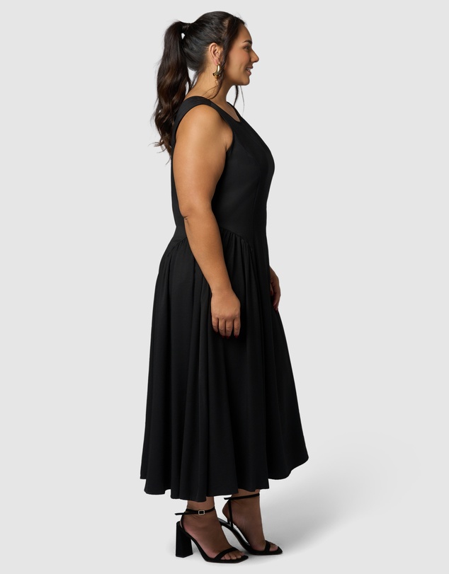 Pink Dusk by Curve Project - Electric Love Midi Dress