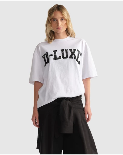 Decjuba - D-Luxe Distressed Logo Tee
