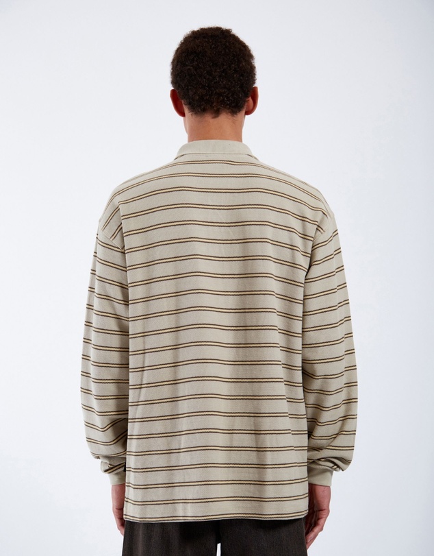 Dr Denim - Reno Polo Top Silver Lining