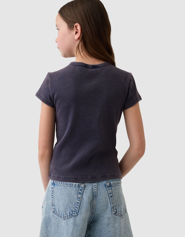 GAP - SS Perfect Rib Tee Graphic - Teens