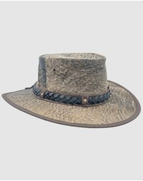 Jacaru - Jacaru 1133 Roo Nomad Traveller Hat Stonewash