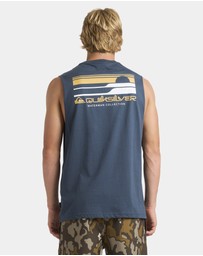 Quiksilver - Mens Stacked Horizon Muscle