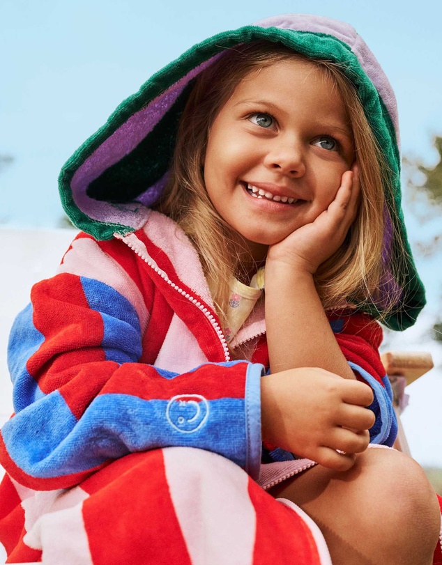 Cotton On Kids - Kids Zip Thru Hooded Towel