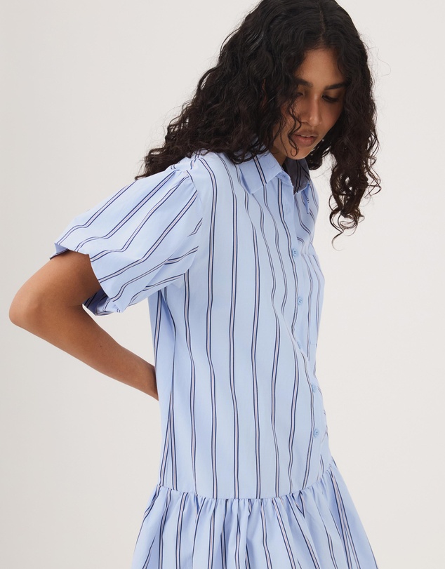 Atmos&Here - Claire Cotton Poplin Mini Dress