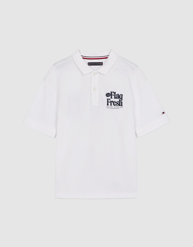 Tommy Hilfiger - Regular Back Slogan Polo Shirt - Kids