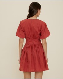 The Fated - Gallery Waisted Mini Dress