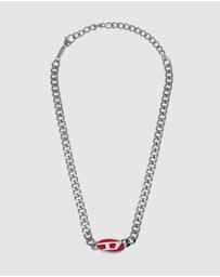 Diesel - Steel Silver Tone Necklace