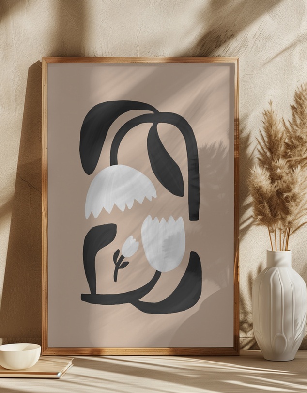 Olive et Oriel - Scandi Botanical I by Orara Studio Art Print