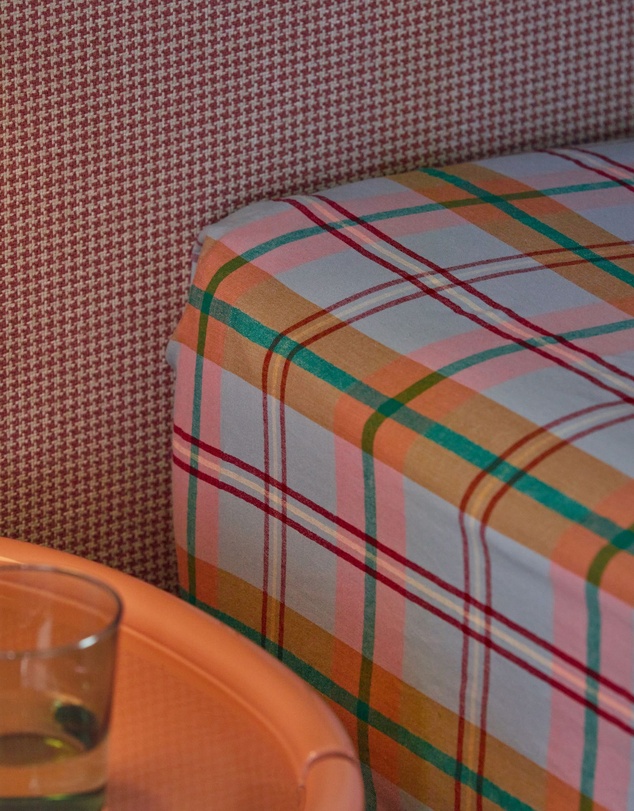 Mosey Me - Confetti Plaid Fitted Sheet