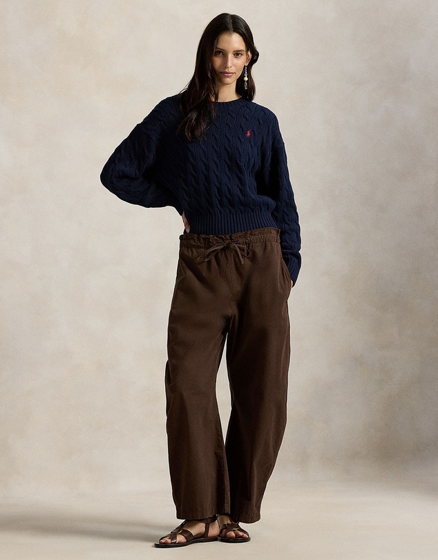 Polo Ralph Lauren - Cable-Knit Cotton Crewneck Sweater