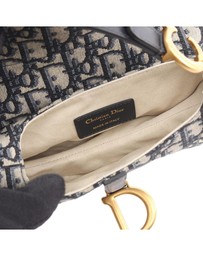 Pre-Loved by Azura Reborn - Pre-Loved Mini Oblique Canvas Saddle Bag
