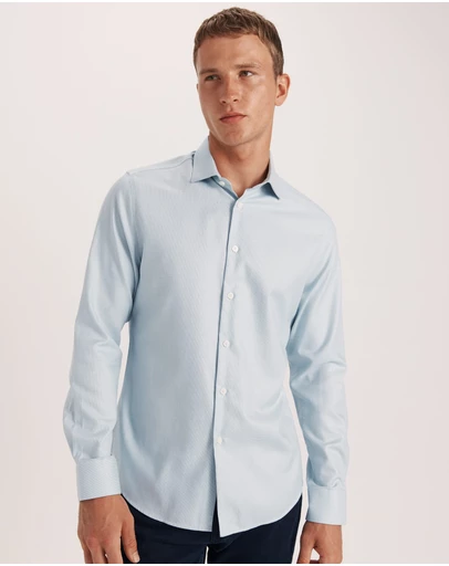 SABA - Nixon Long Sleeve Slim Easy Care Shirt
