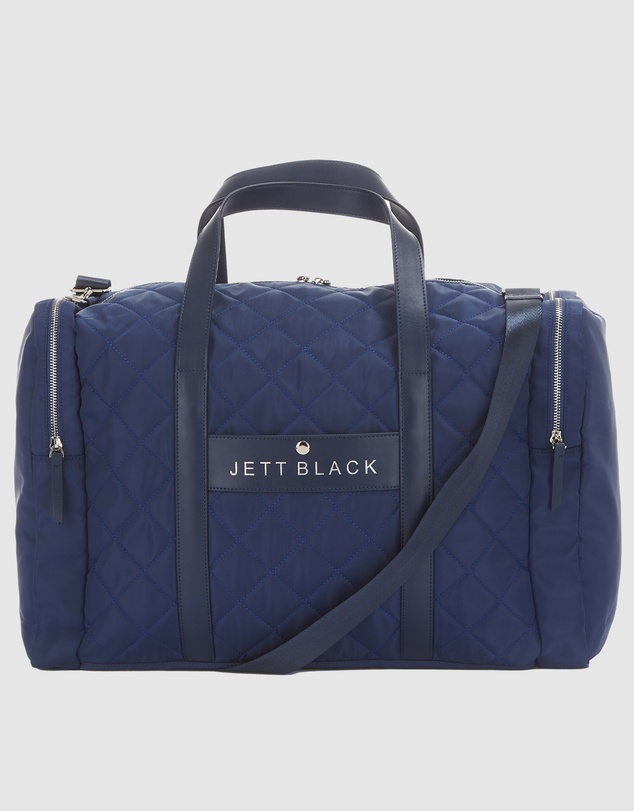 JETT BLACK - London Navy Travel Bag