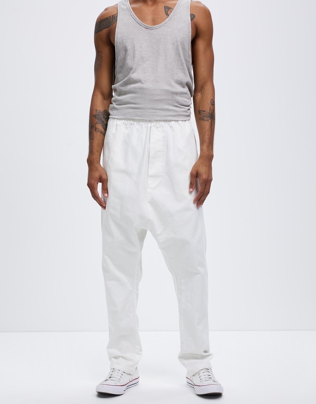 Surrounded By Ghosts - The Gismondine Coated Denim Drawstring Pants
