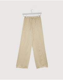 Revibe - Repaired Reformation Olina Silk Pants - AU 6