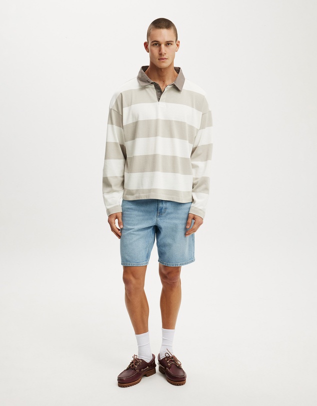 Cotton On - Loose Straight Denim Short