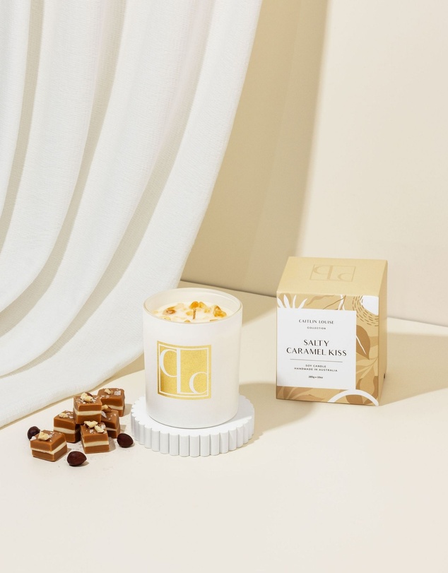 Caitlin Louise Collection - Salty Caramel Kiss Candle
