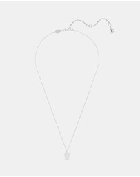Swarovski - Dextera Pendant, Round Cut, Sphere, White, Rhodium-Plated