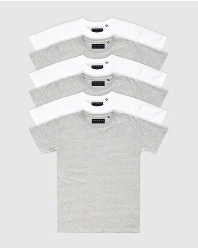 Xander - 6-Pack Blanc Tee - Youth