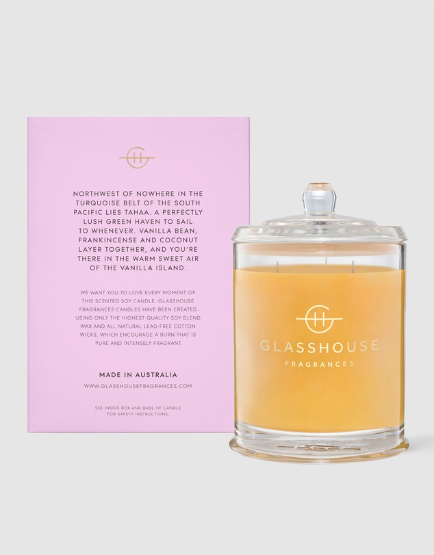 Glasshouse Fragrances - A Tahaa Affair 760g Soy Candle