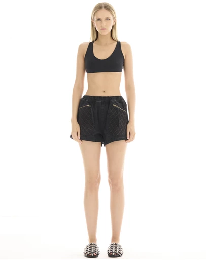 THE TALES - Hailey Pull On Denim Sports Shorts