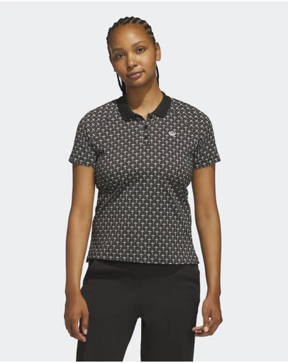 adidas Originals - Originals All Over Trefoil Polo Shirt Womens