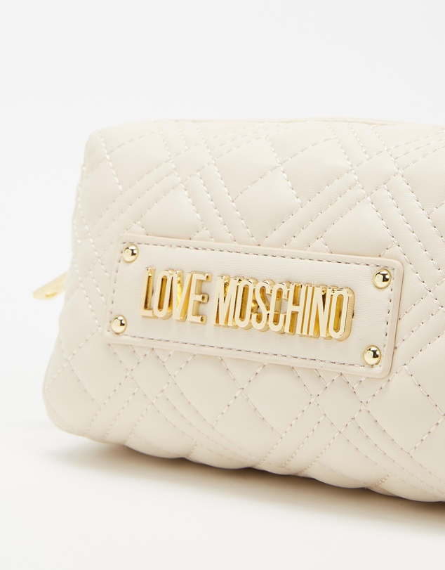 LOVE MOSCHINO - Quilted Medium Cosmetic Bag