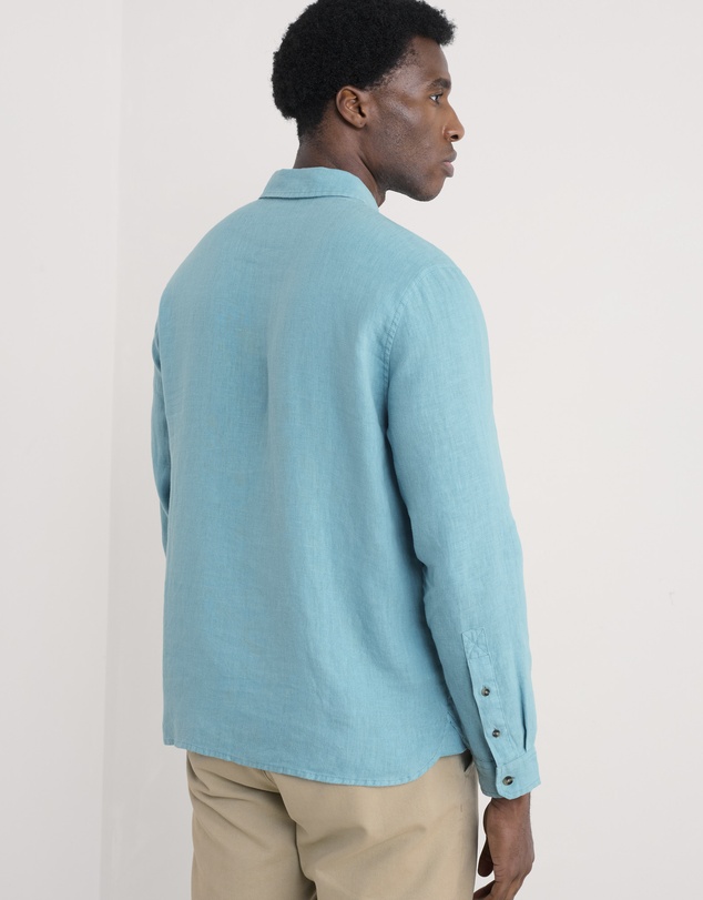 Seasalt - Seasalt Cornwall Teal Curator Shirt