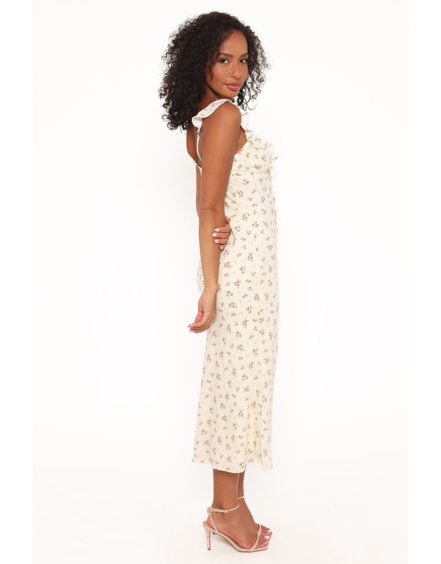 Petal & Pup - Sansa Midi Dress - Yellow Floral