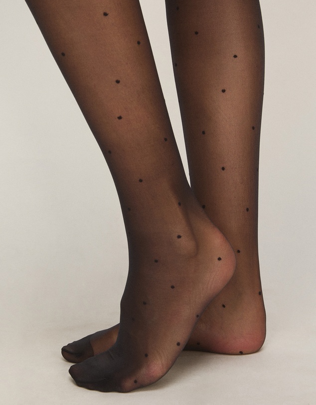 Hunkemoller - 15 Denier Mini Dots Tights
