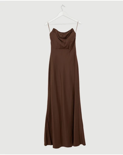 Revibe - Repaired CHANCERY Jada Strapless Corset Maxi Dress - AU 8