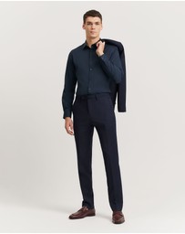 Country Road - Slim Fit Textured Travel Shirt