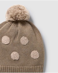 Wilson & Frenchy - Organic Knitted Bauble Hat - Babies
