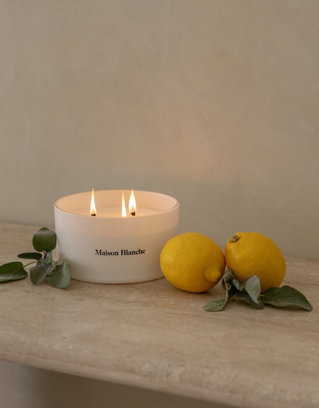 Maison Blanche - 011 Lemon Verbena & Sage - Deluxe Candle