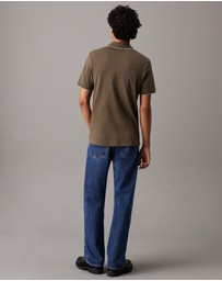 Calvin Klein - Slim Cotton Pique Polo Shirt