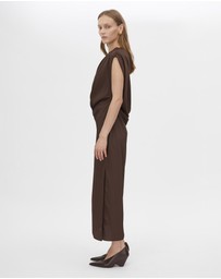 CAMILLA AND MARC - Elowyn Drape Detail Midi Dress