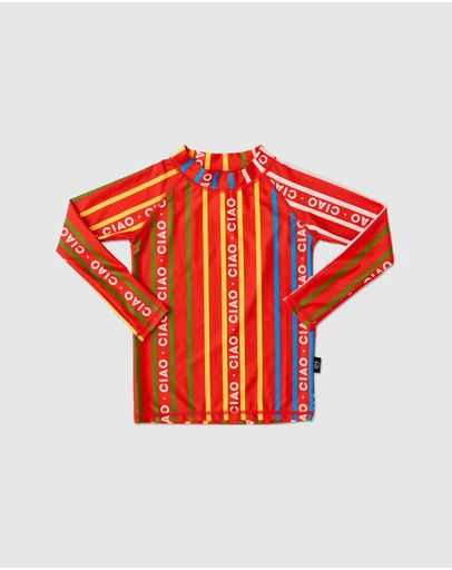 Kip&Co - Ciao Stripe Rash Vest - Babies-Teens