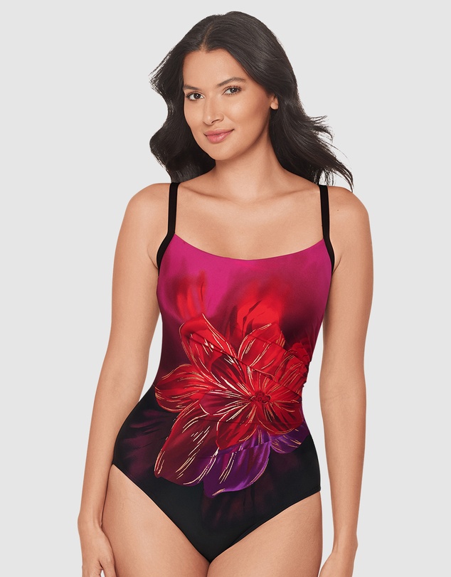 Miraclesuit Swimwear  - Petali Rosa Starr Underwired One Piece Shaping Swimsuit
